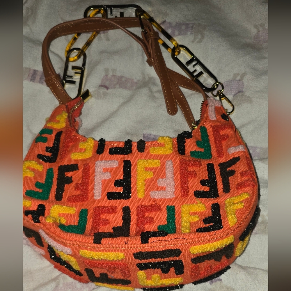 Fendi Multicolor Patterned Women's Bag